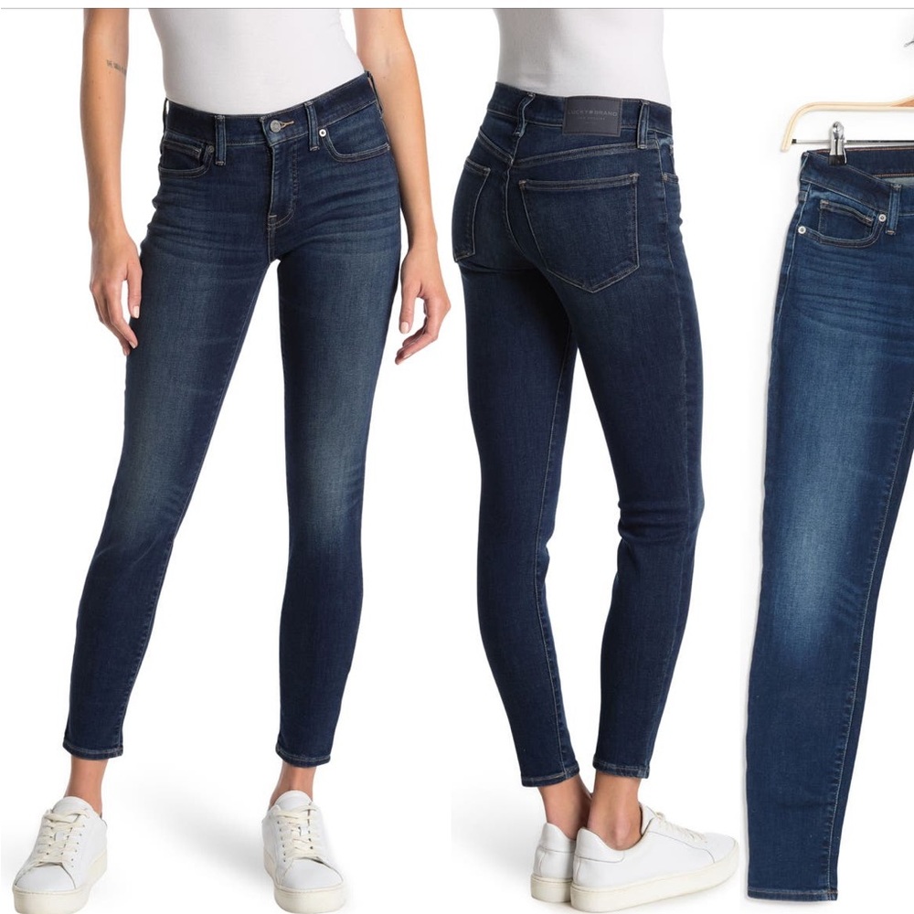 Lucky 🍀 Brand Ava Super Skinny Mid Rise